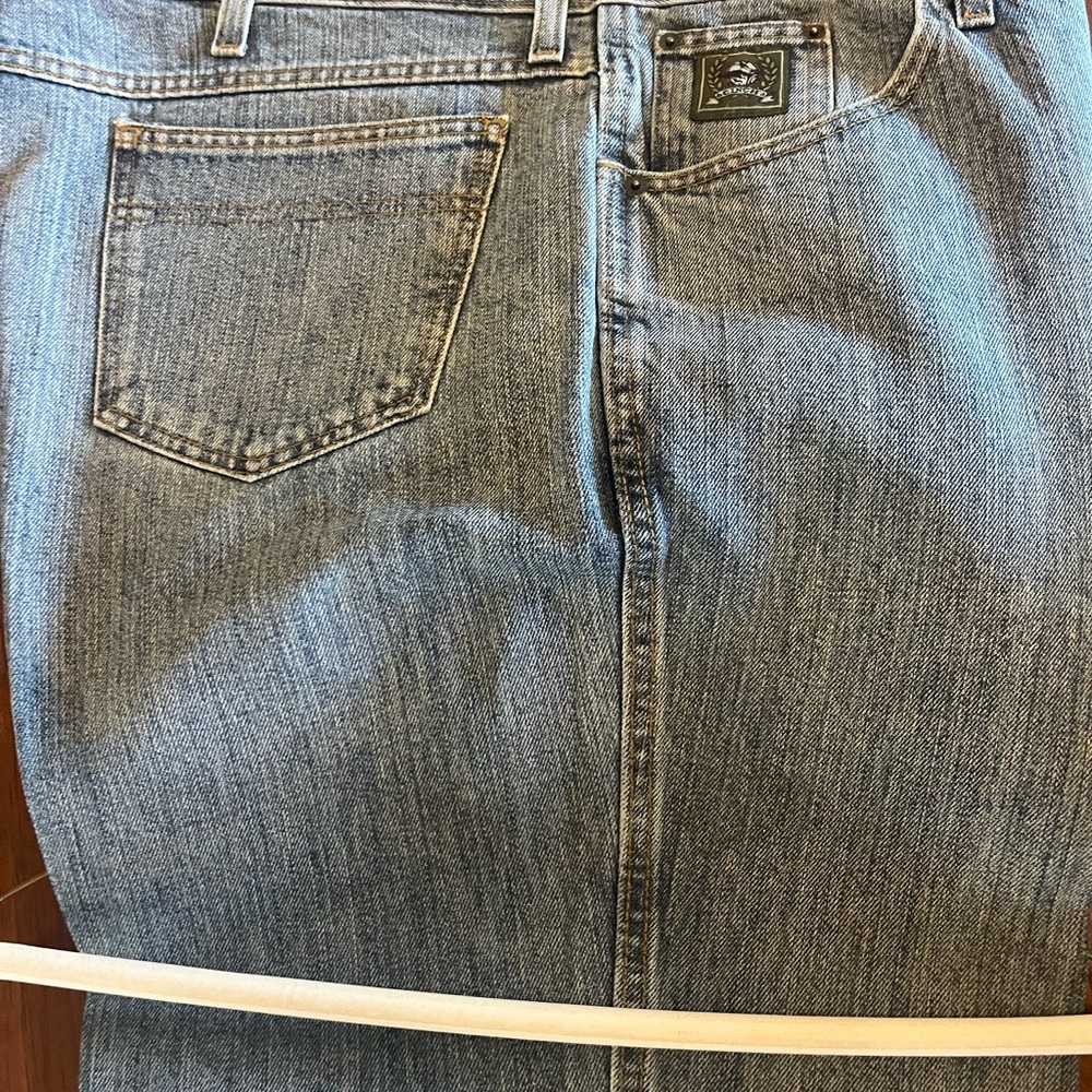 Cinch, green label, jeans, fresh starch